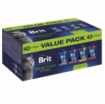 BRIT Premium by Nature Value pack Adult Box - wet cat food - 40x100g