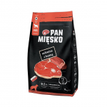 PAN MIĘSKO veise- ja kitselihaga M - kuiv koeratoit - 9 kg