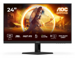 AOC G4 24G4HRE arvutimonitor 60,5 cm (23,8") 1920 x 1080 pikslit Full HD LED must, punane