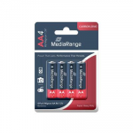 BATTERY CARBON-ZINC AA 1.5V/4PCS MRBAT144 MEDIARANGE