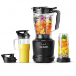 Nutribullet SmartSense 1500 Combo Blender NBF550DG (dark grey, 1,500 watts, 1.89 liters & 0.946 liters & 0.71 liters)