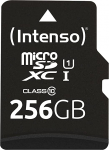 Intenso UHS-I Performance 256 GB microSDXC, memory card (black, UHS-I U1, Class 10)