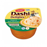INABA Dashi Delights kana ja bonitohelvestega puljongis - kassitoit - 70g