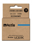 Actis KB-223C tint (asendustint Brother LC223C tindile; standardne; 10 ml; ts&uuml;aan)