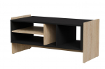 Cama PORTO pink/laud 100x50x46 tamm/must