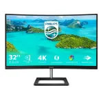 Philips E Line 328E1CA/00 LED-ekraan 80 cm (31,5") 3840 x 2160 pikslit 4K Ultra HD LCD must