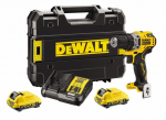 DEWALT DCD701D2-QW akuga puur 2x 12V 2Ah XR TSTAK must, kollane