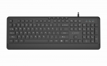 Gembird KB-MCH-05 Slim wired multimedia keyboard, black, US layout