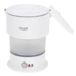 Silicone kettle ADLER AD 1377w White