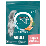 PURINA One Bifensis Adult Rich in salmon - dry cat food - 750g