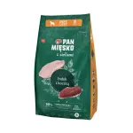 PAN MĘSKO &uuml;rtidega kalkuni ja pardilihaga M - kuiv koeratoit - 9 kg