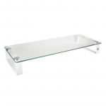 Glass tabetop monitor riser, max. 20kg