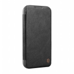Nillkin Qin Prop Leather iPhone 16 Case (black)