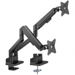 Goobay double monitor mount with gas spring (black, for 2 monitors from 17" - 32" (43 - 81cm))