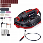 EINHELL Grinding and Engraving Tool TC-MT 150 E, Engraver black/red, 150 Watt, 117-piece accessory set