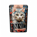 MAU Mousse Sterilised Salmon with shrimp and parsley - wet cat food - 85g