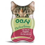 OASY Delicatesse Fine pat&eacute; with Liver - wet cat food - 85g
