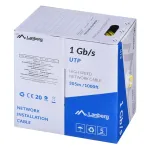 LANBERG UTP kaabel 1GB/S 305M juhe CCA kollane