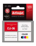 Activejet ACC-36N tindikassett (Canon CLI-36 asenduskassett; Supreme; 12,5 ml; v&auml;rviline)
