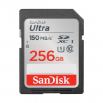 SANDISK ULTRA 256GB SDXC m&auml;lukaart 150MB/s