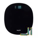 Salter SA00709BFEU12 Round Electronic Scale, Black