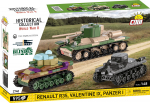 Blocks Renault R35 - Valentine IX - Panzer I