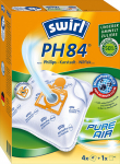 Melitta vacuum cleaner bags PH84 AirSpace MicroPor Plus Green (4 bags + 1 filter, for Philips, Nilfisk)