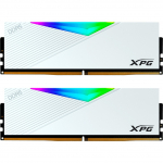 ADATA DDR5 - 64GB - 6400 - CL - 32 (2x 32 GB) dual kit, RAM (white, AX5U6400C3232G-DCLARWH, Lancer RGB, INTEL XMP)