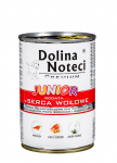 DOLINA NOTECI Premium Junior veiseliha s&uuml;dametega rikas - M&auml;rg koeratoit - 400 g