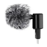 Puluz 8-pin condenser microphone with omnidirectional pickup pattern for mobile phones
