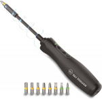 Wiha Zai home e-screwdriver, screwdriver (black, Li-Ion battery 3.6V 1.5Ah, 8 bits and extension)