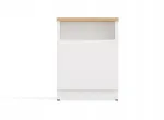 GALAX 30/1D WHITE/ARTISAN BEDSIDE TABLE