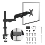 Macleani monitorihoidik, gaasvedruga, 17"-32", 2-10kg, must, MC-135