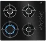 Electrolux EGG6407K must sisseehitatud 59 cm gaasipliit 4 tsooni