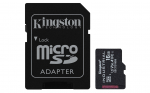 Kingston Technology 16GB microSDHC Industrial C10 A1 pSLC kaart + SD-adapter