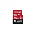 Patriot Memory EP DDR200 m&auml;lukaart 512GB MicroSDXC 160/120 MB/s (PEF512GEP33MCX)