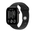 Watch Series 12 GPS 46 mm Black Aluminium Case with Black Sport Band - M/L