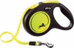FLEXI New Neon M - retractable leash - 5 m