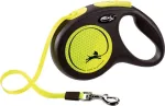 FLEXI New Neon M - retractable leash - 5 m