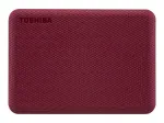 TOSHIBA Canvio Advance 1TB 2.5inch Red