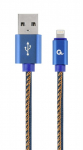 Cable USB 8 pin premium jeans 2 m