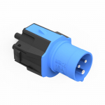 NRGkick connector attachment 16A - 3-pin, max. 3.7kW, adapter black/blue, for NRGkick charging unit