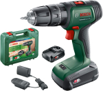 Bosch Cordless impact drill UniversalImpact 18V (green/black, 2x Li-ion battery 1.5Ah, case)