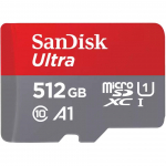 SanDisk Ultra 512 GB microSDXC, memory card (UHS-I U1, Class 10, A1)