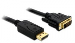 Delock DisplayPort-> DVI 24+1 black 2m