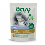 OASY Chunks in gravy Pork - wet cat food - 85g
