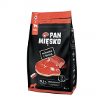 PAN MIĘSKO veise- ja kitselihaga M - kuiv koeratoit - 3kg
