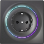 Fibaro FGWOF-011-8 pistikupesa F-t&uuml;&uuml;pi, must