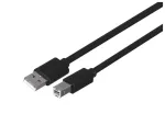 UNITEK Y-C420GBK USB-kaabel USB 2.0 3 m USB A USB B must