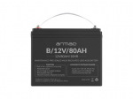 Battery 12v agm 12v 80ah universal B/12V/80AH